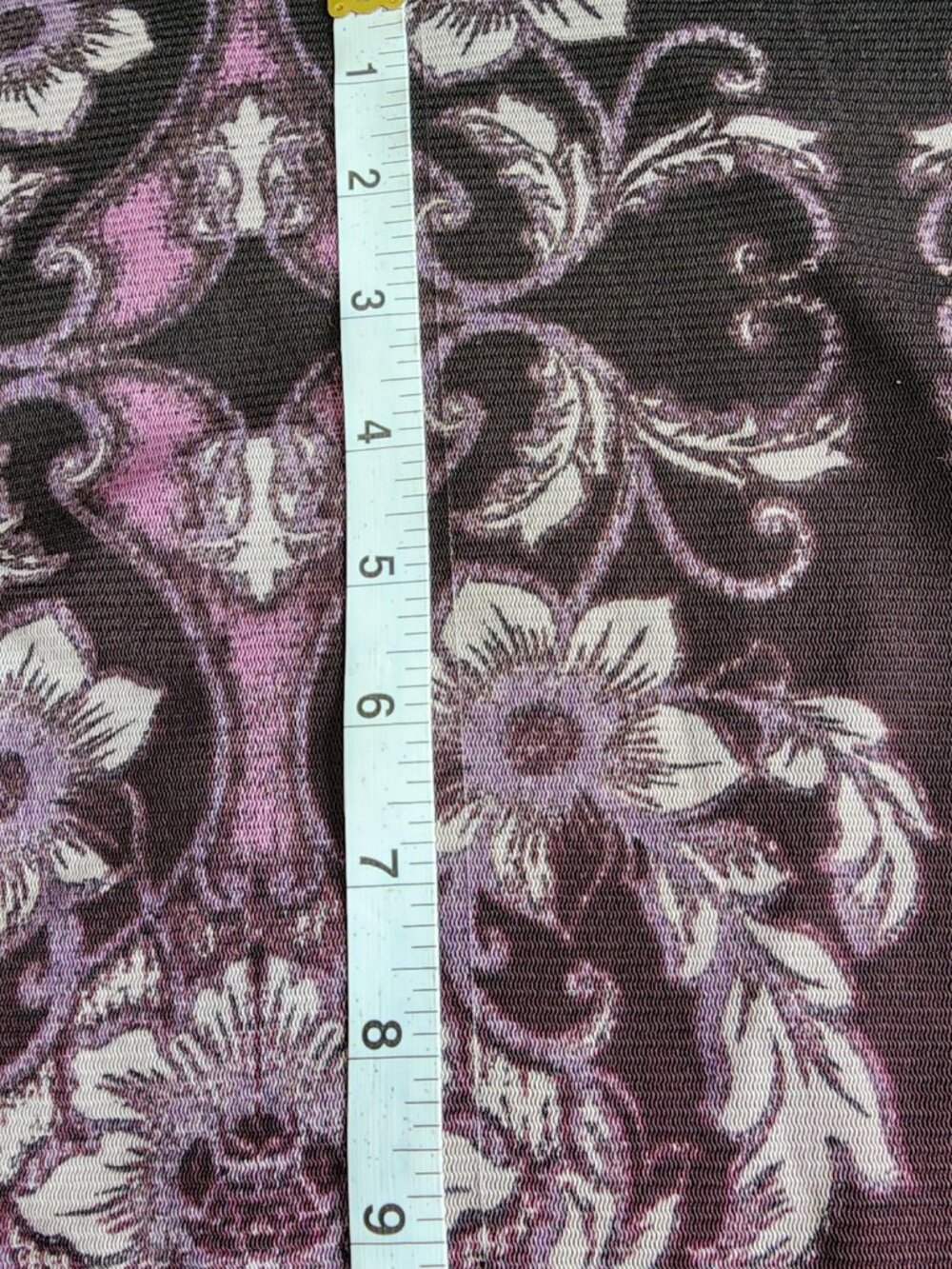 Y2K Axcess Purple Floral Women's L Fairycore Sheer Mesh Top - FLAW - Picture 15 of 15